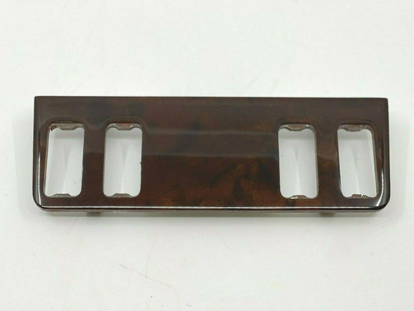 4 Buttons Switch Panel Trim for Mercedes W123 C123 Walnut Color Burl Wood