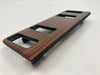 Mercedes W123 C123 Compatible Zebrano Color Burl Wood 4 Buttons Switch Panel Trim