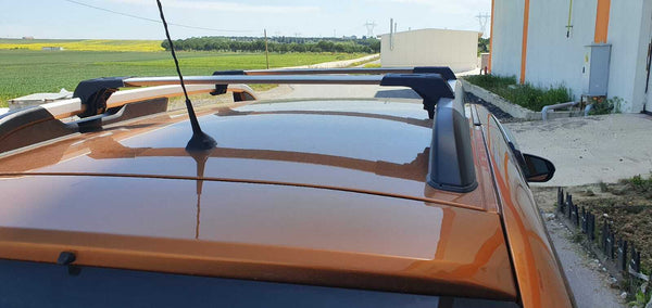 Volkswagen Caddy 2004-2019 Compatible Silver Roof Rack Cross Bars