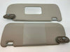 Toyota Corolla 2003-2007 Interior Vinyl Sunvisor Gray Color Pair LHD
