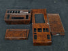 Mercedes W124 Compatible Walnut Color Panel + Shifter Frame + Rollup Cover + Ashtray