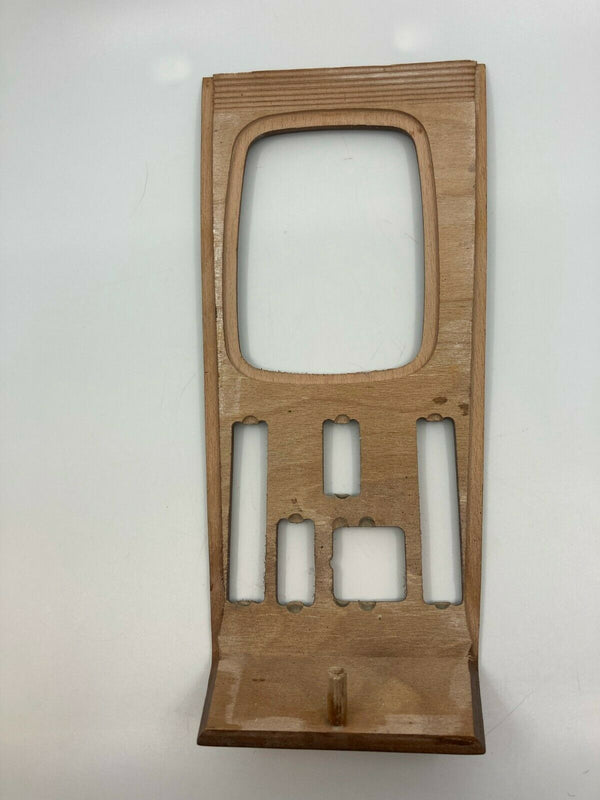 Mercedes W123 Compatible Zebrano Color Burl Wood Shifter Frame Panel Console
