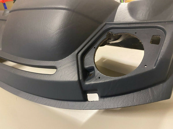 Rare Mercedes-Benz W123 Complete Top Dashboard with Wood Trims Dark Blue