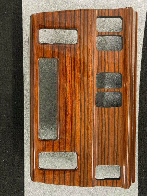 Mercedes W124 E-Class Compatible Zebrano Color Climate Panel Console Center
