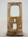 Mercedes W123 Compatible Zebrano Color Burl Wood Shifter Frame Panel Console