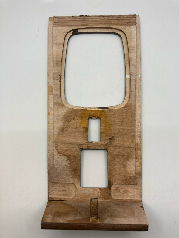 Mercedes W123 Compatible Zebrano Color Burl Wood Shifter Frame Panel Console