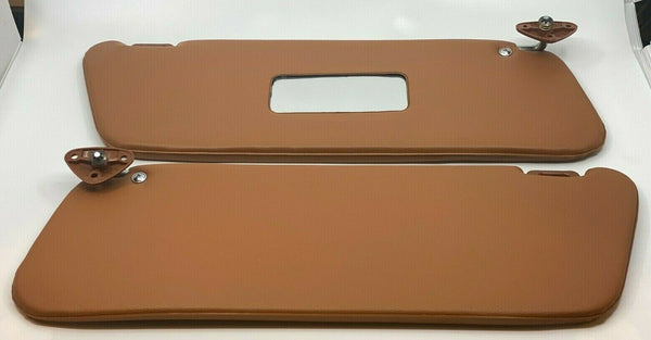 Mercedes W109 Sel 300S 300Sel Sunvisor Interior Sun Visor Mirror Tobacco Pair