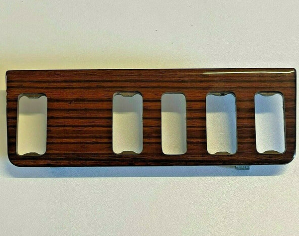 Mercedes W123 C123 Compatible Zebrano Color 5 Buttons Switch Panel Trim