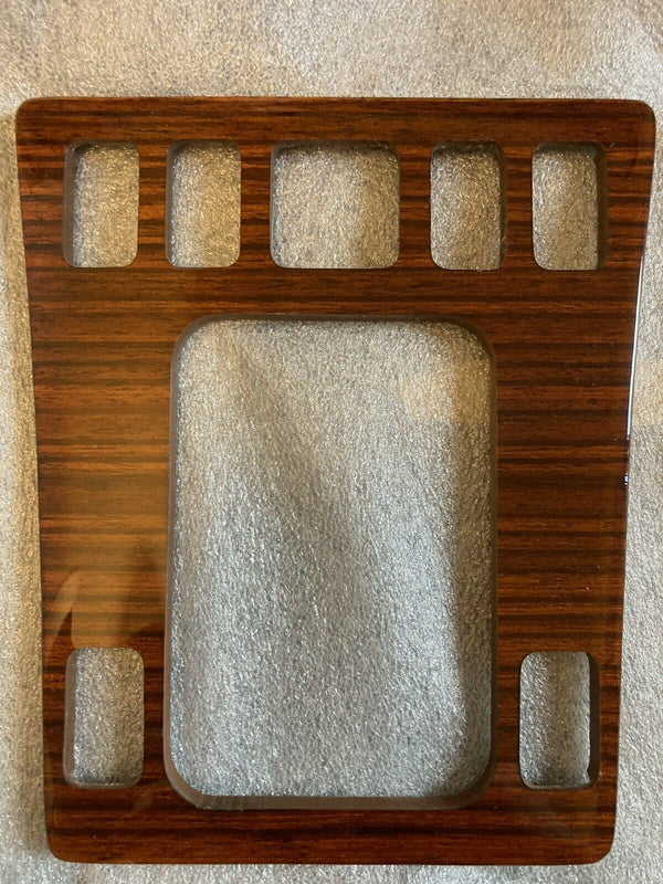 Mercedes W201 Compatible Zebrano Color Burl Interior Shifter Frame Console Center Shifter Console