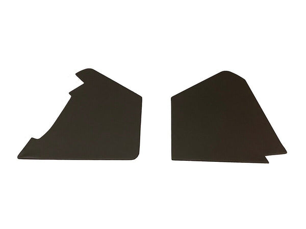 Mercedes W108 W109 Compatible Pedal Side Cardboard Interior Trim Set Of 2 Pcs Black