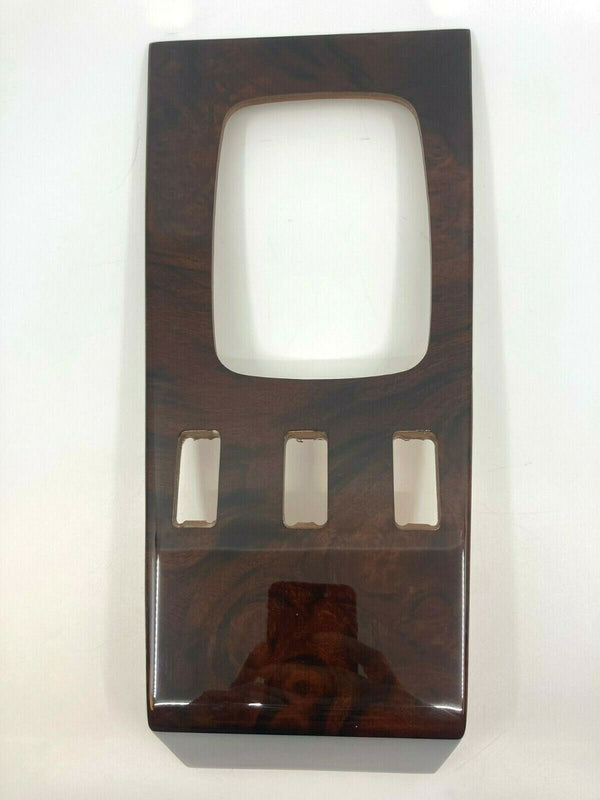 Mercedes W123 Compatible Walnut Color Burl Wood Shifter Frame Panel Console