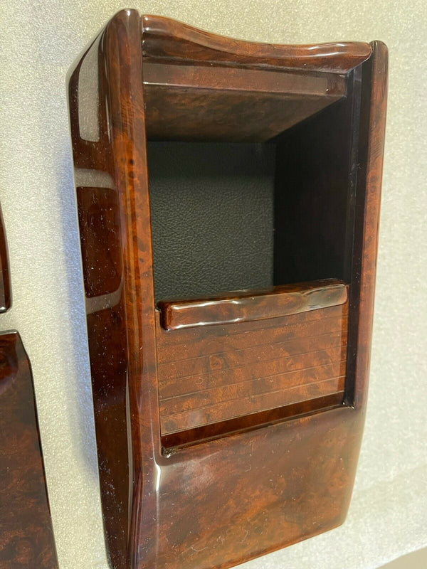 Mercedes R107 W107 C107 SL-SLC 500SL Compatible Full Burlwood Interior 5 Pieces Set