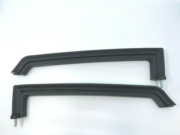 Porsche 911 68-73 Compatible Pair Door Pocket Upper Trim Assembly w/ Chrome Trim 2 pcs