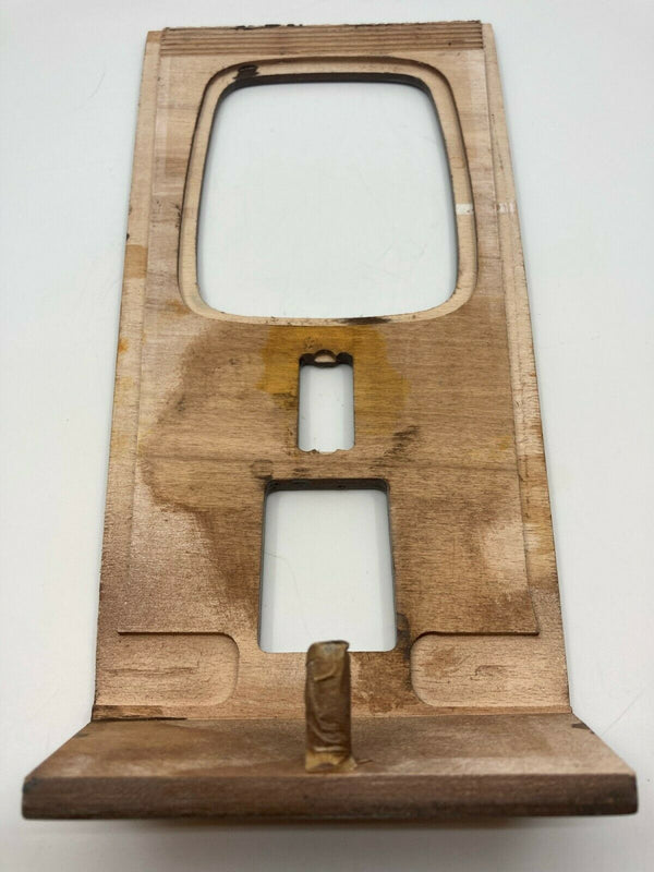 Mercedes W123 Compatible Zebrano Color Burl Wood Shifter Frame Panel Console