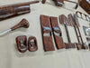 Mercedes W126 500SE 500SEL 280SEL 560SEC 500SEC (RHD) Compatible Walnut Color Wood Trim Set