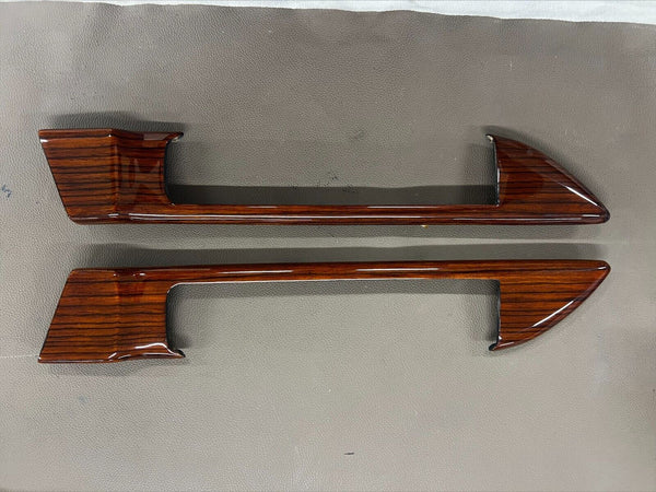 Mercedes W126 81-91 Coupe SEC Zebrano Handle TRIM Left Right DOOR PANEL
