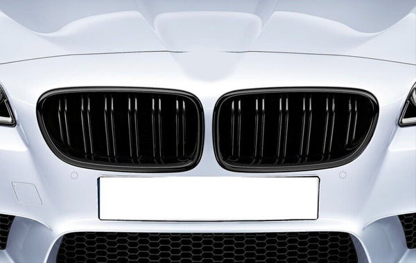 ABS Plastic Front Grills For BMW 5 Series F10 Piano Black M5
