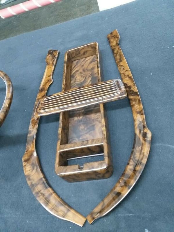 Mercedes W113 250SL 230SL 280SL Pagoda Root Walnut Color Wood Trim 4 Pieces Set