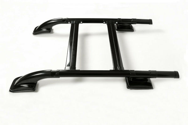 For Mitshubishi Triton L200 Roof Rack Cross Bar Set Shark Style 2006-15 Black