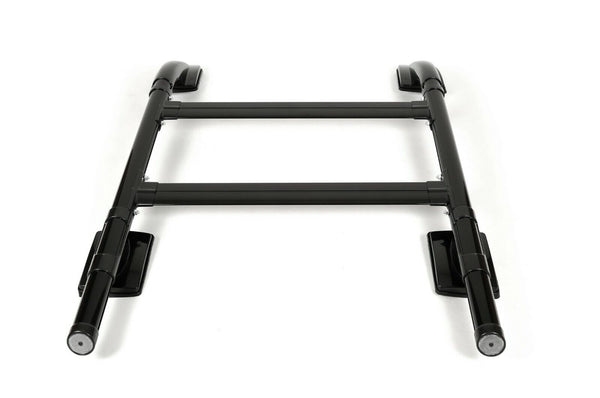 For Mitshubishi Triton L200 Roof Rack Cross Bar Set Shark Style 2006-15 Black