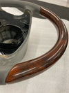 For Mercedes W208 CLK Facelift Gray Walnut Veneer Steering Wheel 2000-2003