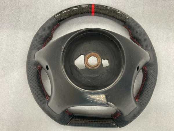 For Mercedes W203 C Class AMG Carbon Veneer Steering Wheel 2001-2007