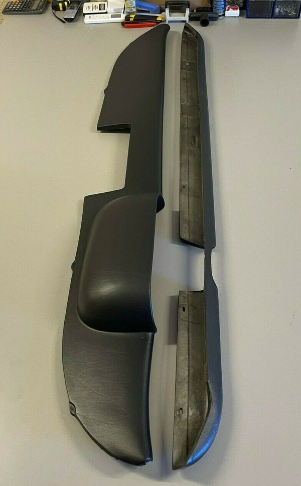 Mercedes-Benz W108 W109 SE SEL Complete Top Dashboard Leatherette Without Air Vent 2 Pcs Black