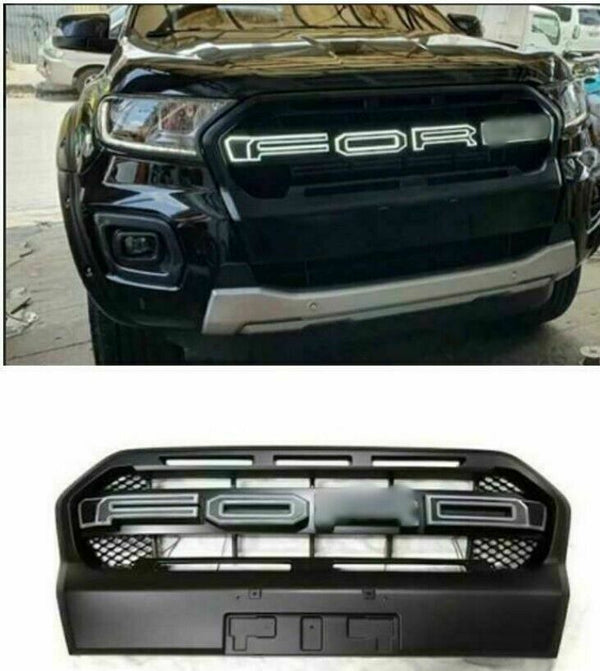 Ford Ranger T8 Wildtrak 2019-2021 Compatible Front LED Grille Type2