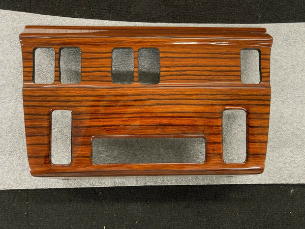 Mercedes W124 E-Class Compatible Zebrano Color Climate Panel Console Center