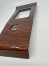 Shifter Frame Panel Console For Mercedes W124 Burl Wood Handmade Zebrano Color