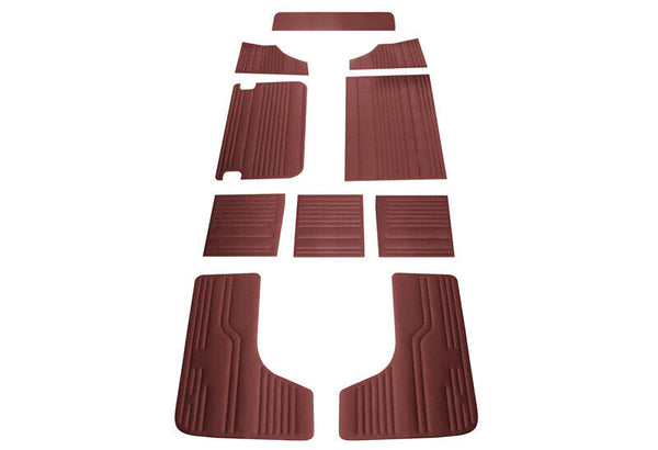 Volkswagen T2 Interior Side Panel Set 10 Pcs 1967-1970 Early Model