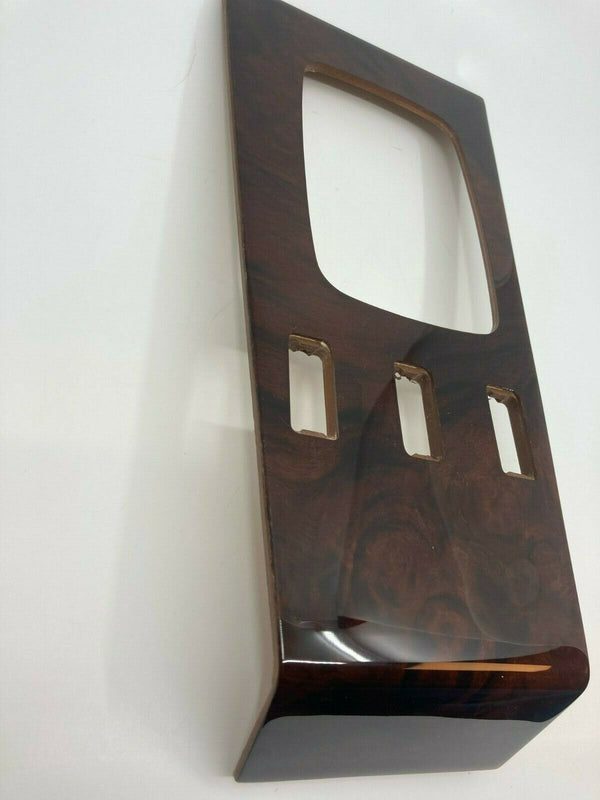 Mercedes W123 Compatible Walnut Color Burl Wood Shifter Frame Panel Console
