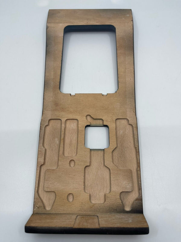 Shifter Frame Panel Console For Mercedes W124 Burl Wood Handmade Zebrano Color