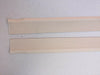 Pair Rubber Door Sill Cover Protection For Mercedes-Benz R107 C107 W107 SL Class - Cream 1076860180 1076860280