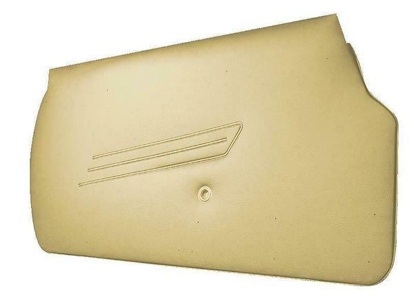 Fiat Spider 124 1966-1978 Compatible Beige Interior Galvanized Door Panel