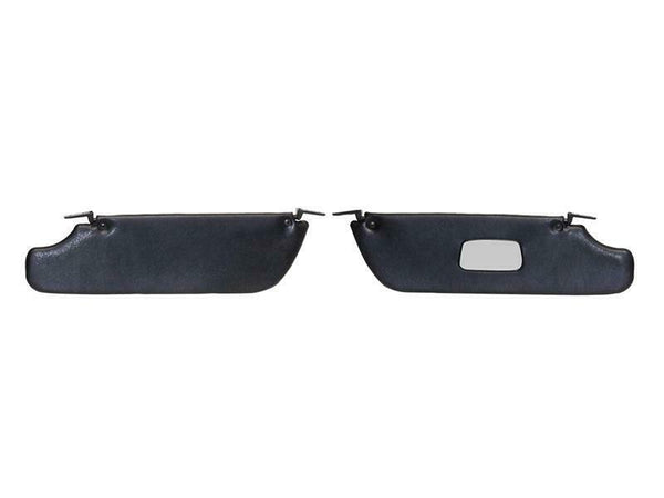 Fiat Spider 124 1966-1982 Compatible Black Sunvisor Set