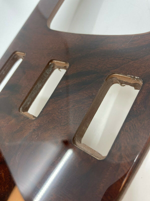Mercedes W123 Compatible Walnut Color Burl Wood Shifter Frame Panel Console