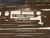 Mercedes 6.3 LONG W108 280SEL W109 Compatible Ebony color Wood Trims Dashboard Set 16 Pieces