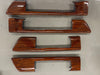 Mercedes W126 81-91 Sedan SEC Zebrano Handle TRIM Left Right DOOR PANEL S SE SEL