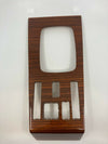 Mercedes W123 Compatible Zebrano Color Burl Wood Shifter Frame Panel Console