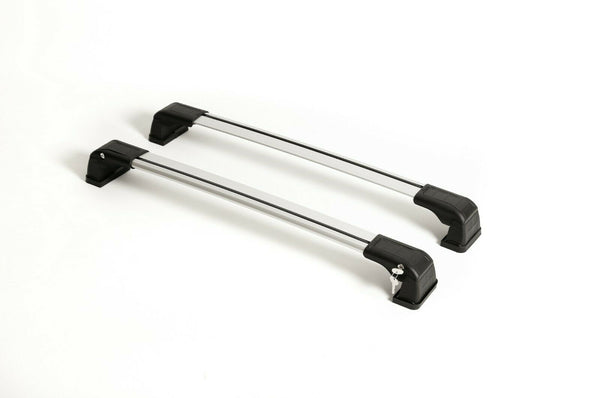 Mazda 5 Minivan 2006-2017 Compatible Silver Roof Rack Cross Bars