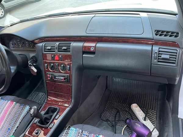Interior Dash Trim Kit 3M 3D Walnut Wooden For Mercedes W124 85-94 E Class