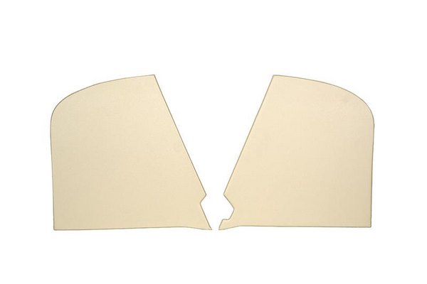 Mercedes Benz W114 W115 Compatible Pedal Side Cardboard Interior Trim Set Of 2 Cream