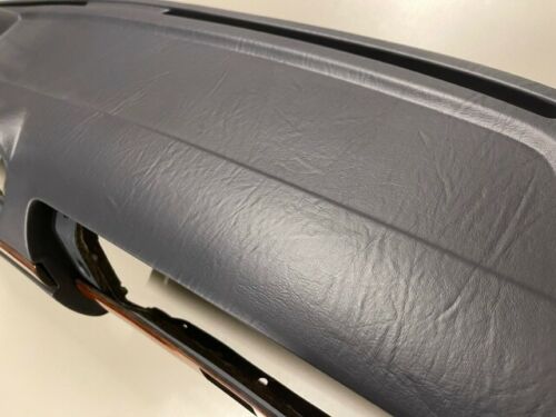 Rare Mercedes-Benz W123 Complete Top Dashboard Dark Blue Leatherette