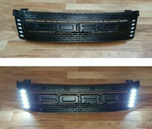 Ford Ranger T6 MK1 MK2 PX1 2012-2015 Compatible Black Front Grille