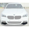 Piano Black Front Bumper Splitter Lip Flaps 2 pcs for BMW F10 5 Series 2010-2016