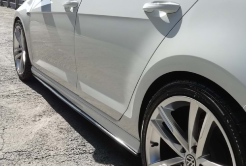 Side skirt sill extension lower side lip for VW Golf MK7 2012-2020