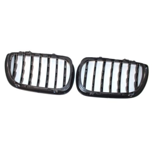 ABS Plastic Front Grills For BMW 3 Series E46 Diamond Style Black