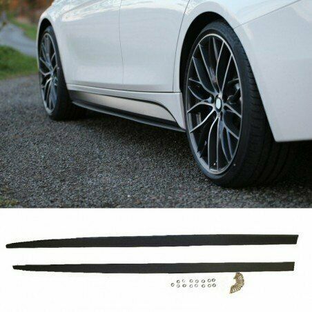 Side Skirt Sill Extension Lower Side Lip For Bmw F10 5 Series 2010-2015
