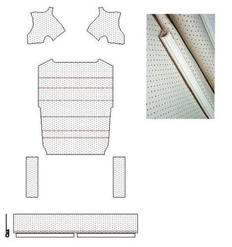 Volkswagen Beetle 1200/1300/1303 Perforated/Unperforated Headliner